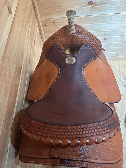 15.5” Billy Cook Maker Reiner Western Saddle Model 1605