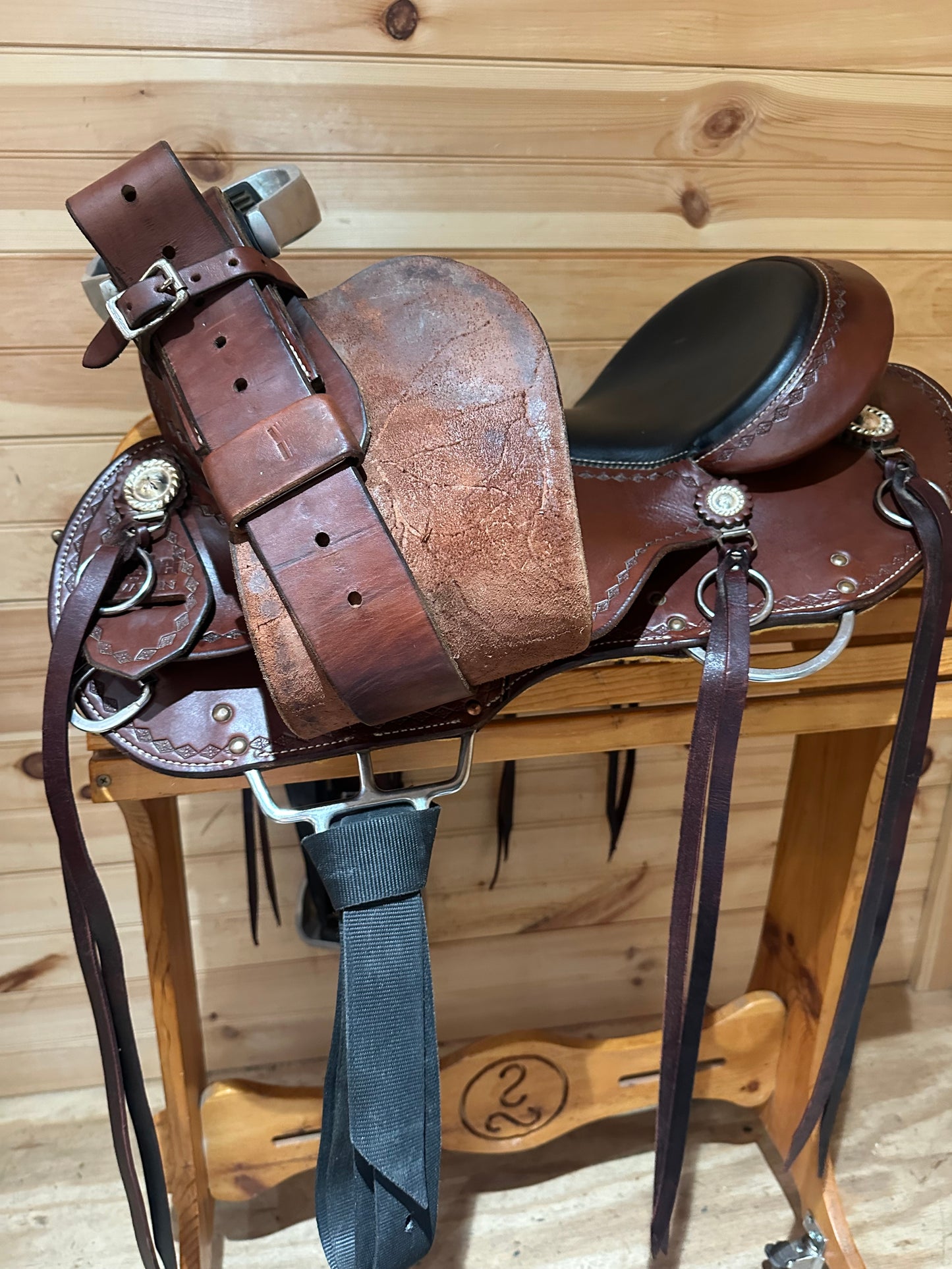 15” Cashel Round Skirt by Martin Saddlery Western Trail Saddle