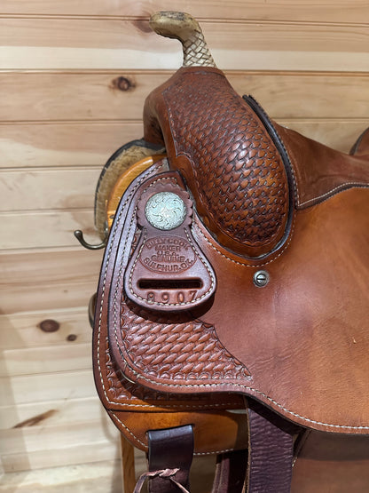 16” Billy Cook Maker Reiner Western Saddle Model 8907