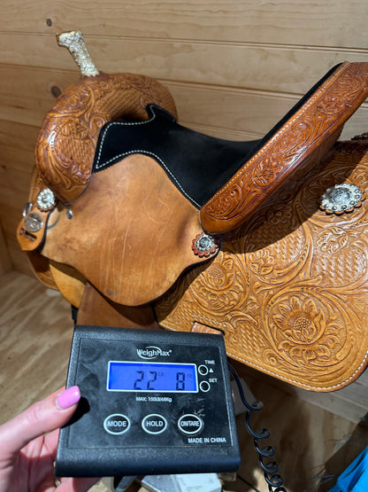 14.5” Circle Y Marlene Special EFFX Barrel Racing Western Saddle Model 1186