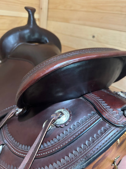 16” Circle Y Omaha Flex2 Western Trail Saddle Model 1554