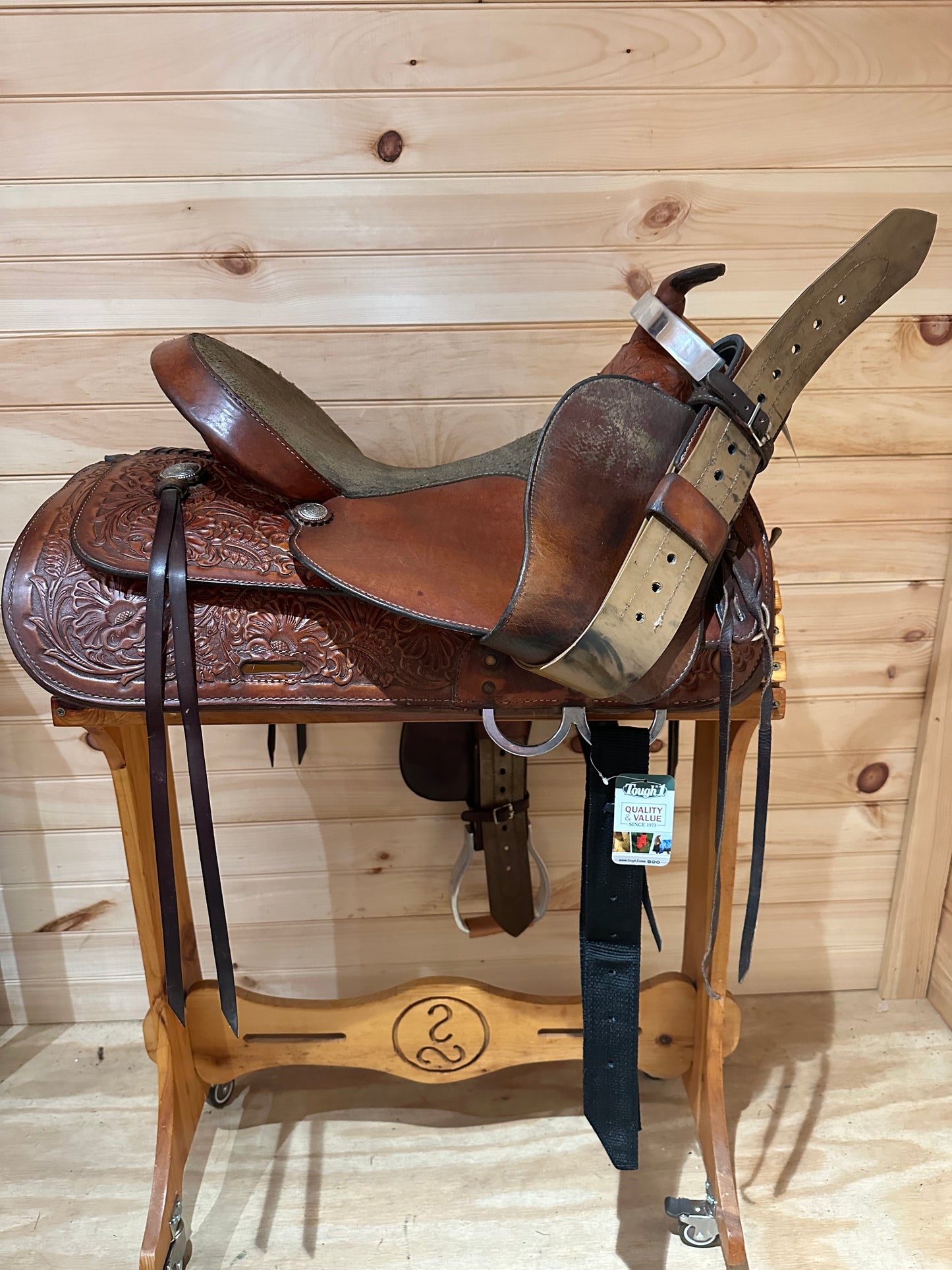 15” Tex Tan TexFlex Western Trail Saddle Model 08-TF400R5