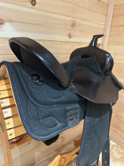 15” Big Horn Cordura/Leather Lightweight Western Trail Saddle Model 270