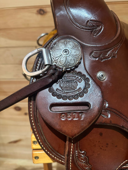 17” RW Bowman B-Light Western Ranch Trail Saddle Model 9517 (XW)