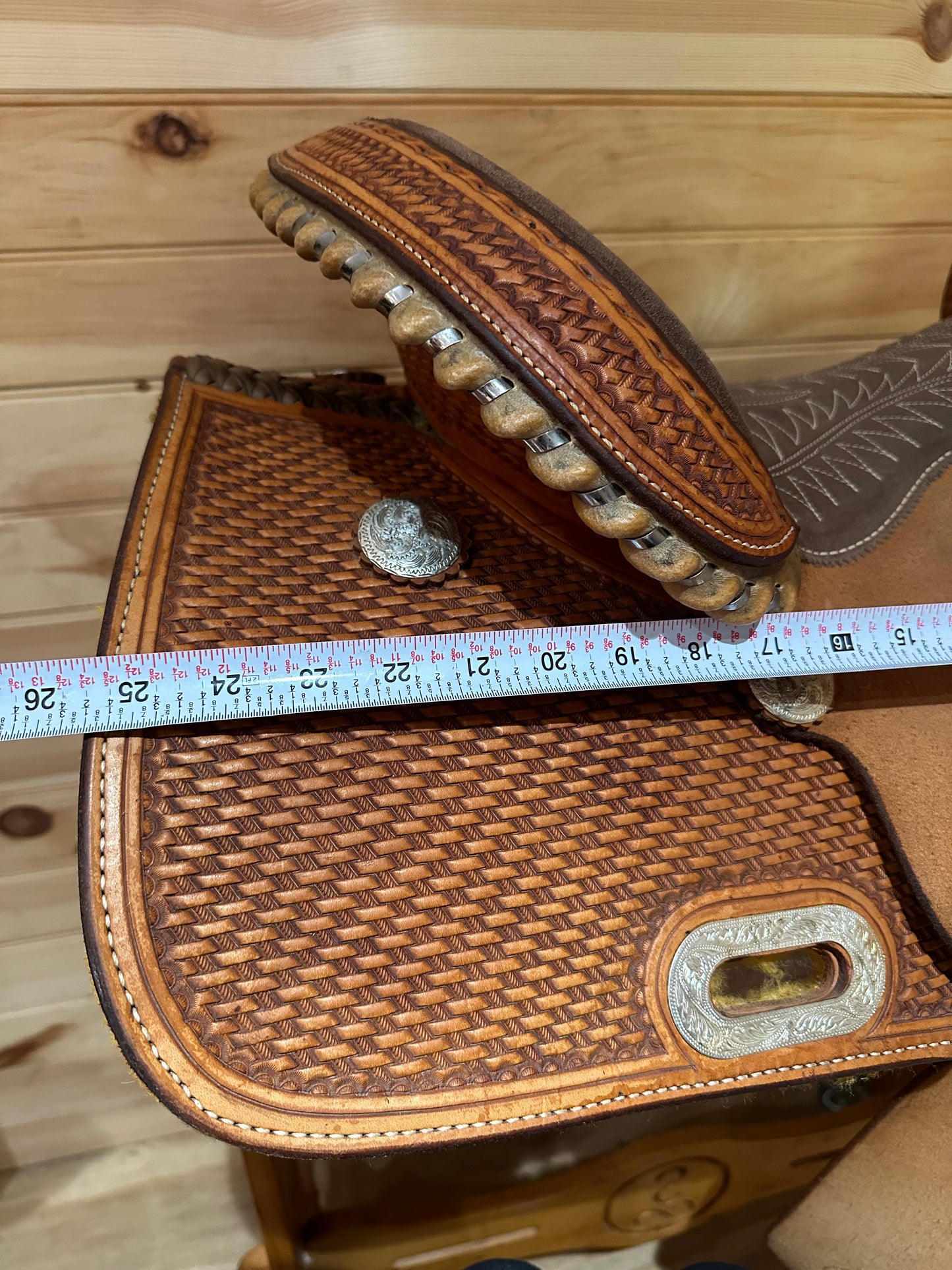 15” Billy Cook Maker Sulphur,OK Barrel Racing Saddle Model 1901