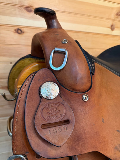 15” Rocking R Western Work Training Saddle Model 1300
