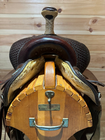 15” Circle Y Barrel Racing Saddle Model 3044