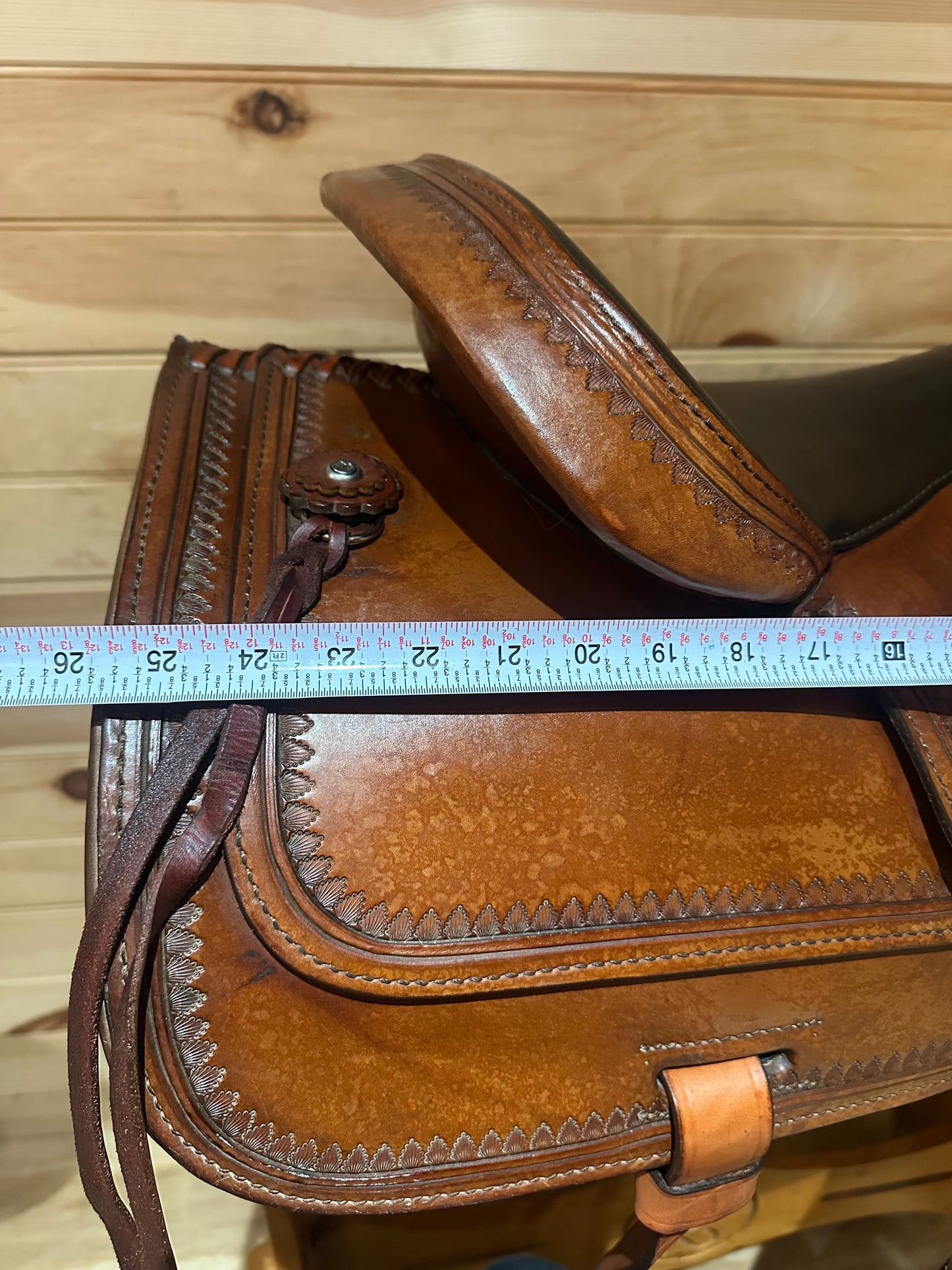 15” Circle Y Topeka Flex-Lite Western Trail Saddle Model 1551