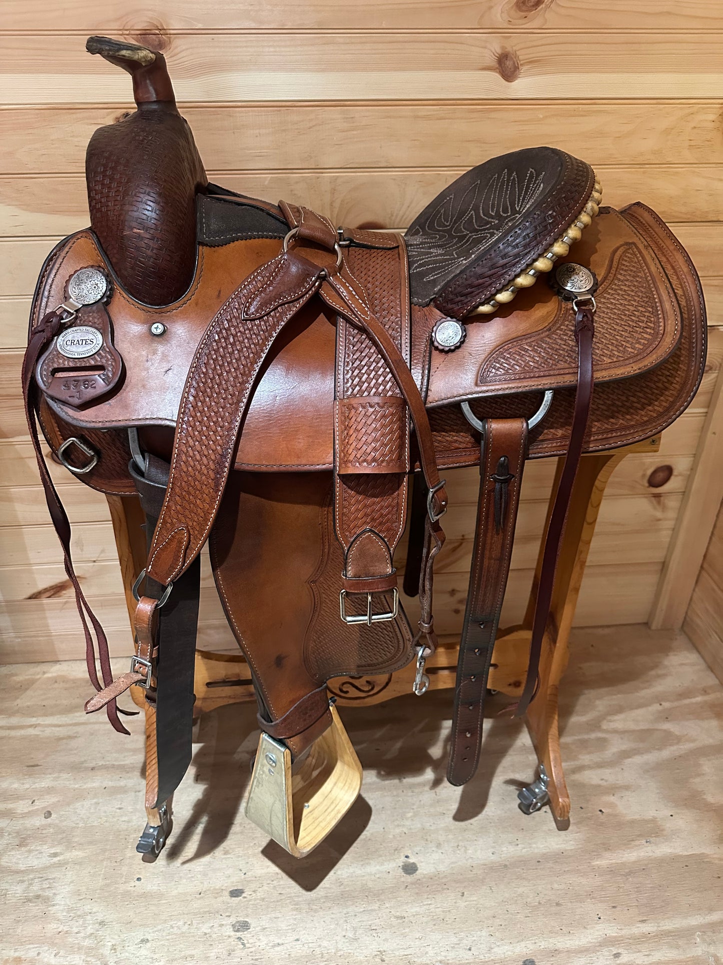 15.5” Crates Team Roper Western Saddle Model 4762