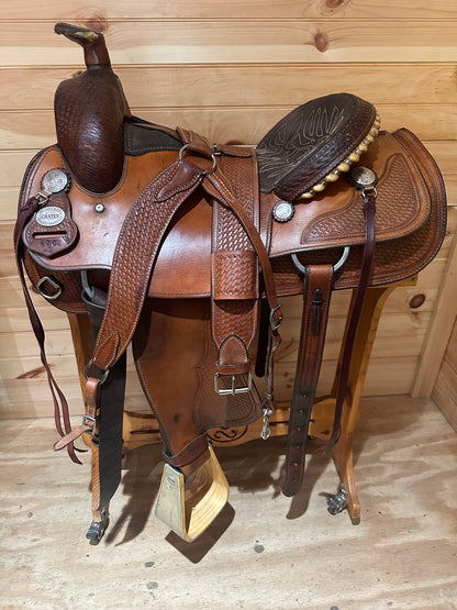 15.5” Crates Team Roper Western Saddle Model 4762