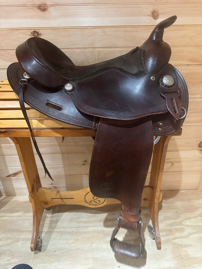 16” Big Horn Haflinger Western Trail Saddle Model 1579