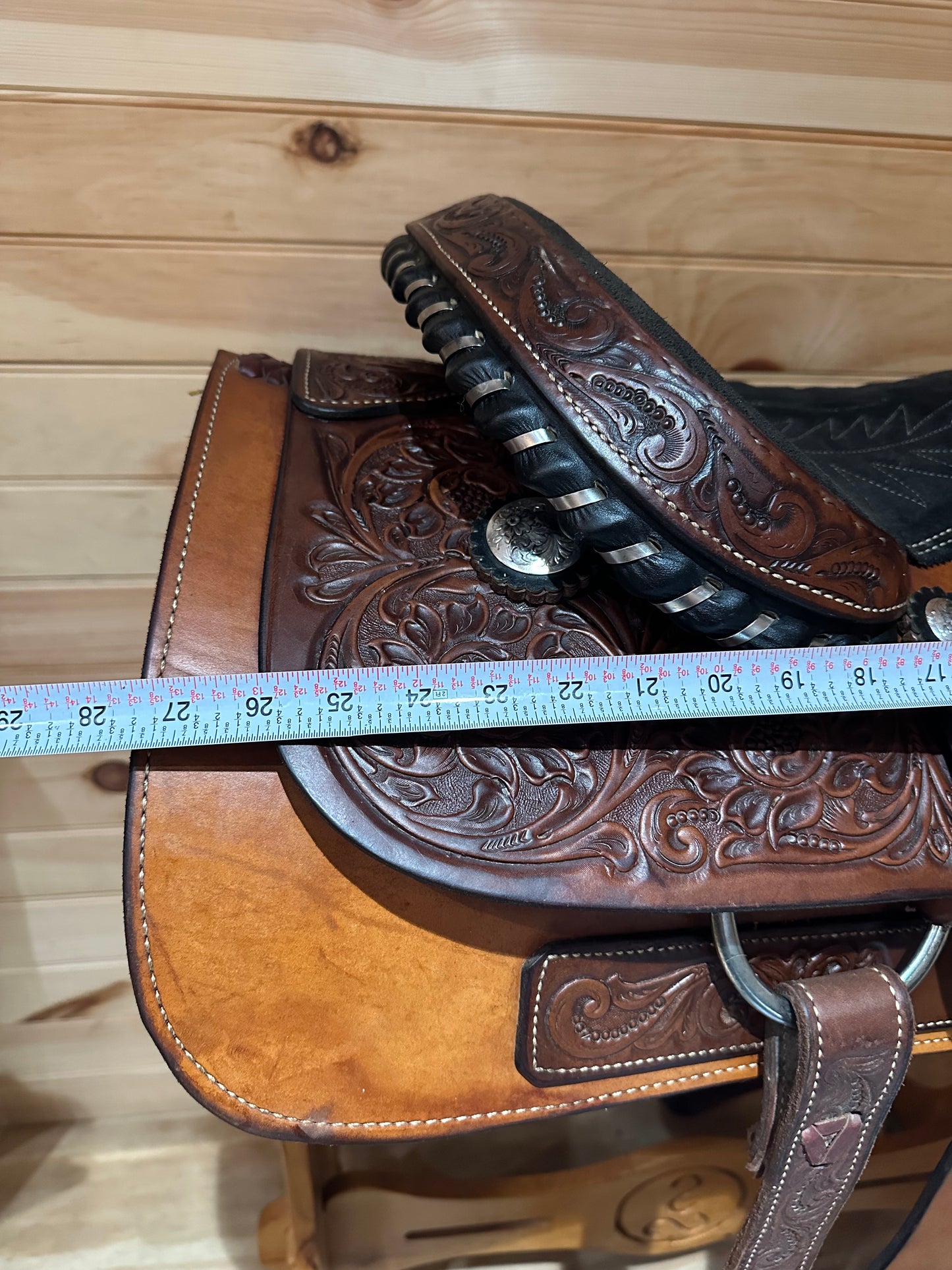 16” Billy Cook Team Roper Western Saddle Model 73638