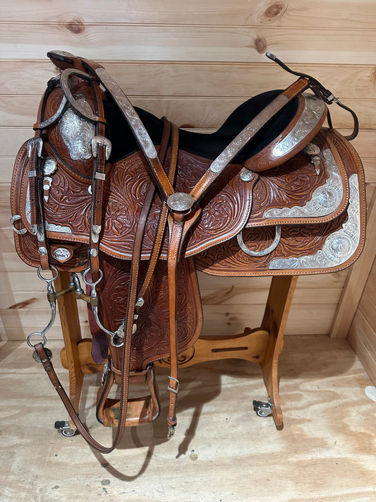 16” Circle Y Equitation Show Saddle Model 2988 *Complete Tack Set*