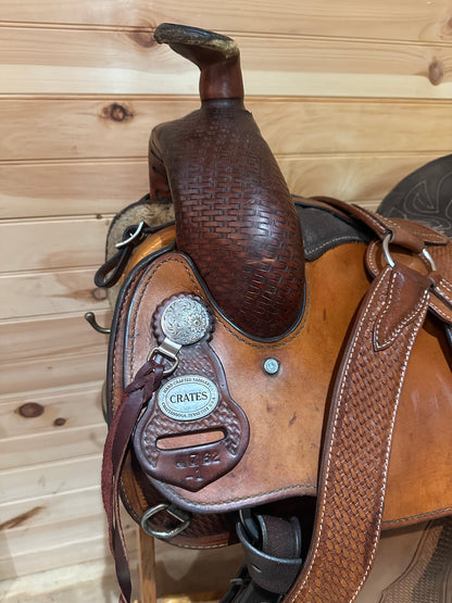 15.5” Crates Team Roper Western Saddle Model 4762