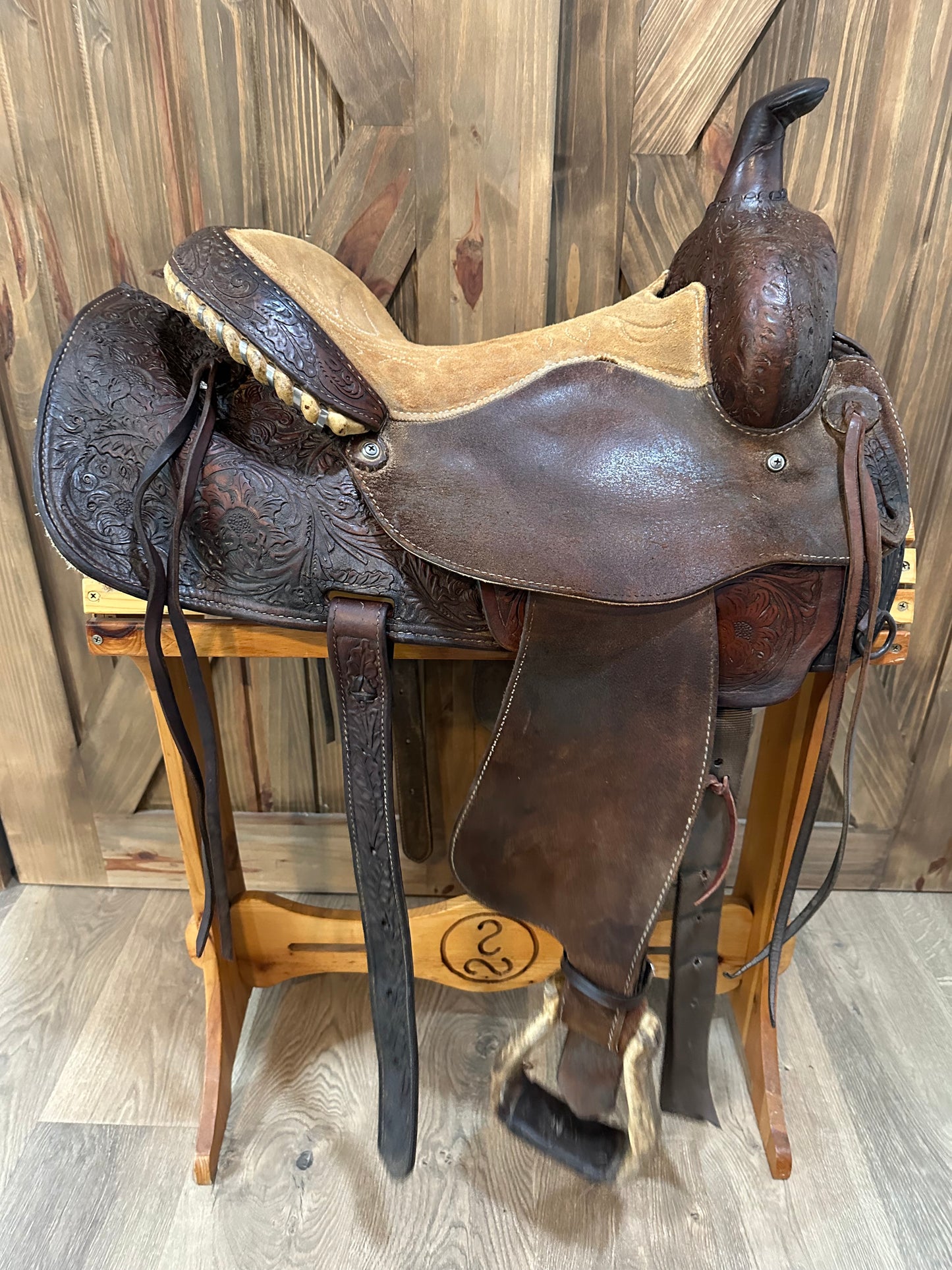 15” Circle Y Martha Josey Barrel Racing Saddle Model 3575