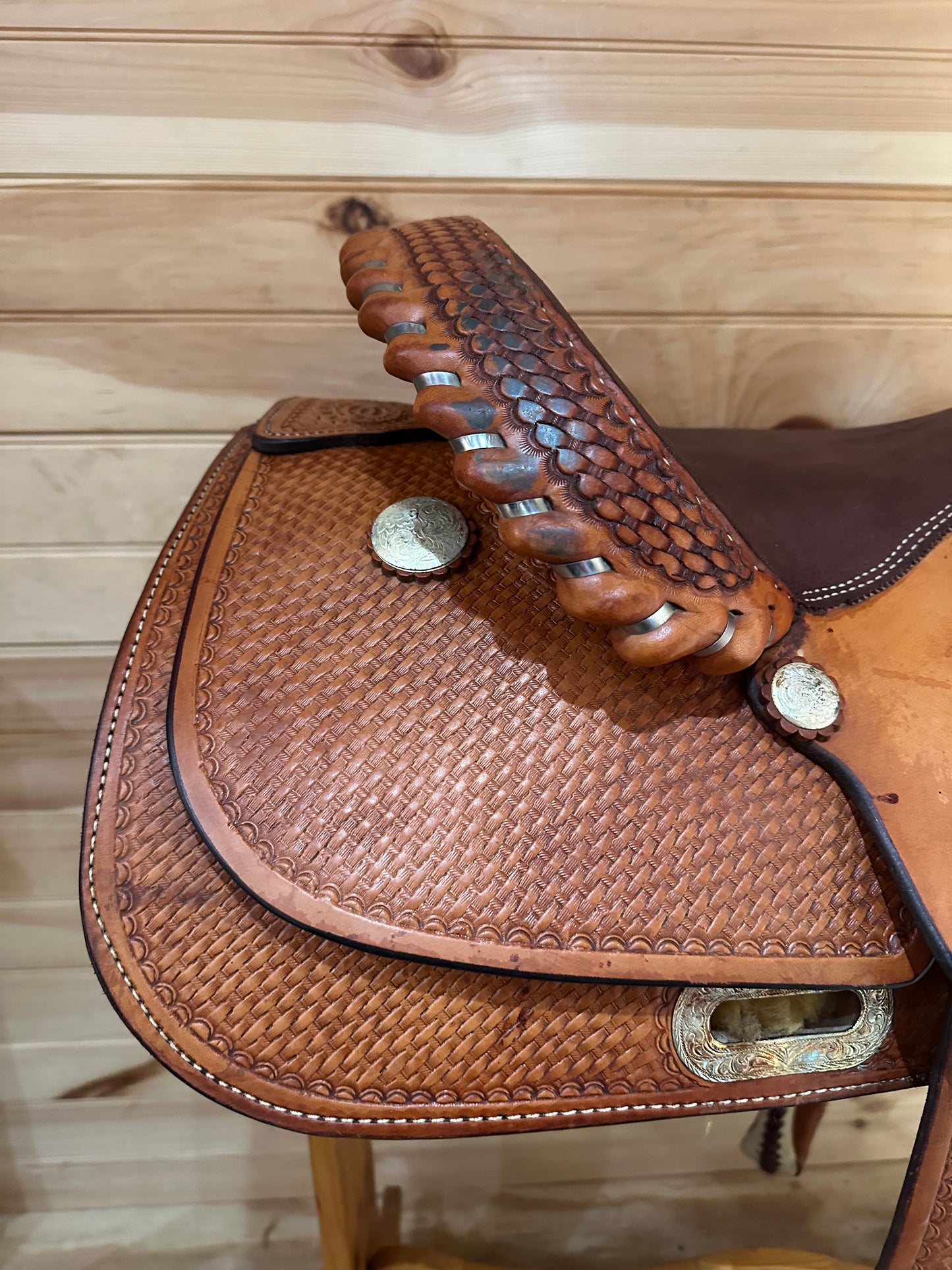 15.5” Billy Cook Maker Reiner Western Saddle Model 1605