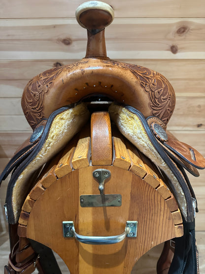 14” Circle Y Youth Western Show Saddle Model 3674