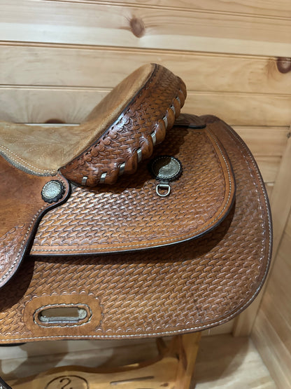 16” Billy Cook Maker Reiner Western Saddle Model 8905