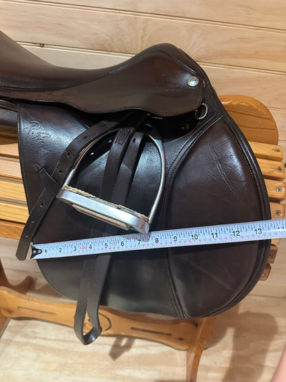 17.5” Pessoa Gen-X XCH Dark Havana Saddle Model 465140