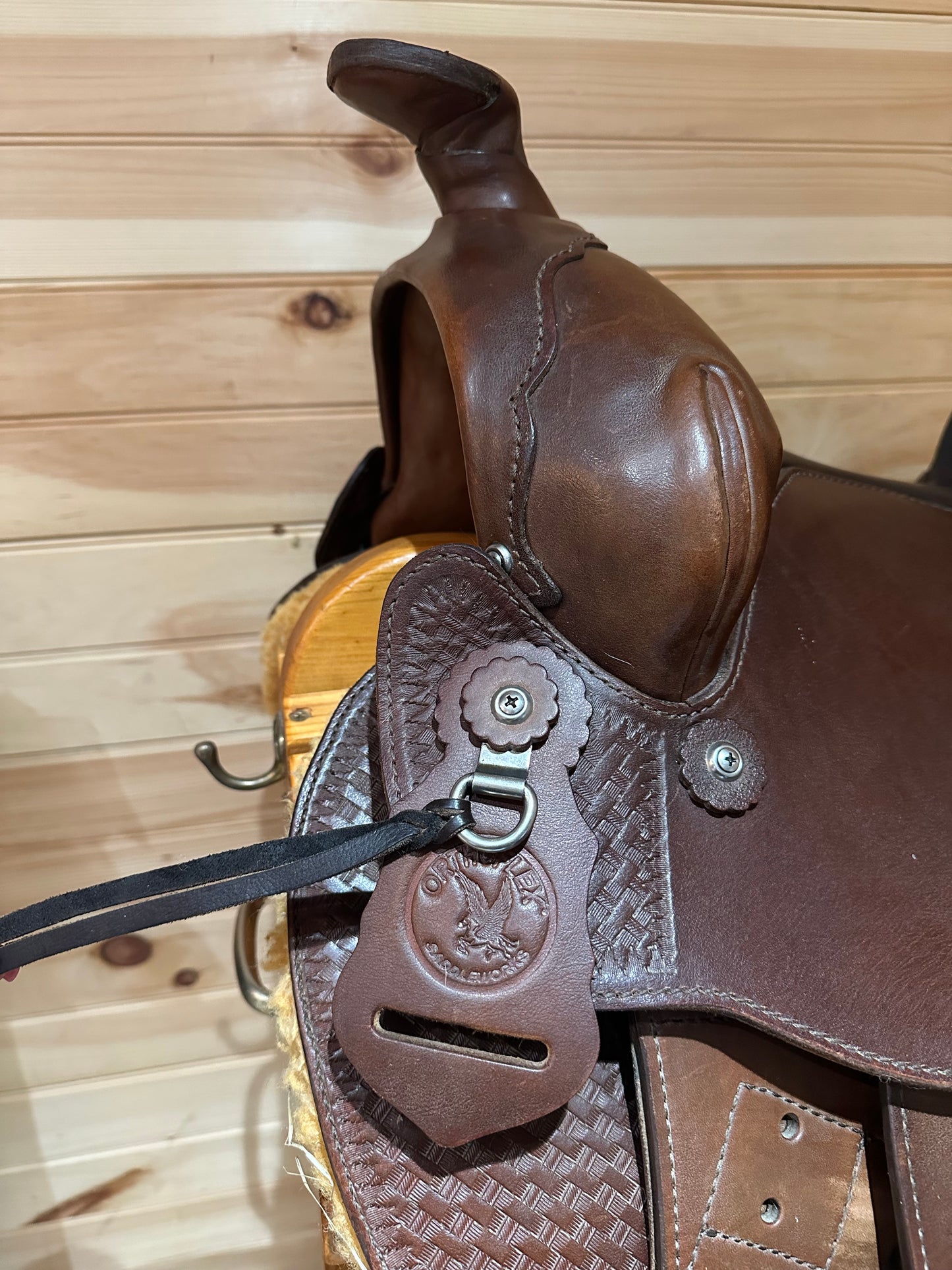 16” Ortho-Flex “The Western Lariat” Western Trail Saddle Model TP-160
