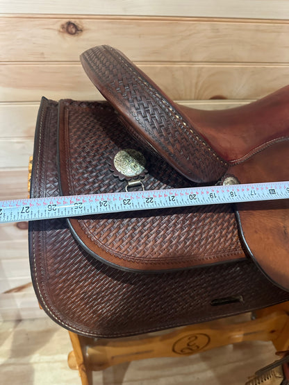 16” Crates Equi-Fit Western Trail Saddle Model 2160