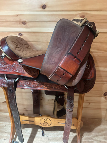 16” Circle Y Team Roper Western Saddle Model 2709