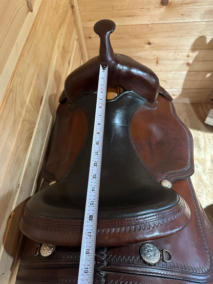 16” Circle Y Topeka Flex-Lite Western Trail Saddle Model 1551