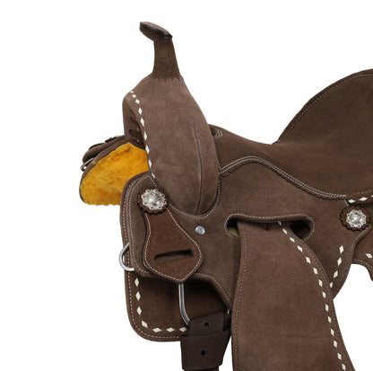 14”, 15”, 16” Double T Patsy Spinal Relief Barrel Style Saddle