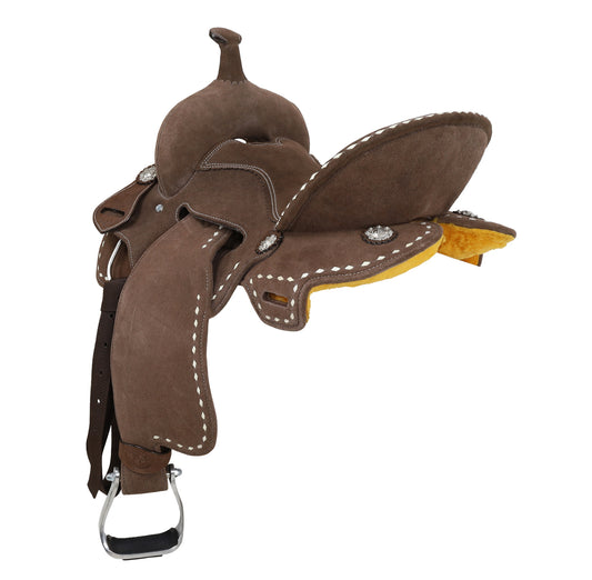 14”, 15”, 16” Double T Patsy Spinal Relief Barrel Style Saddle