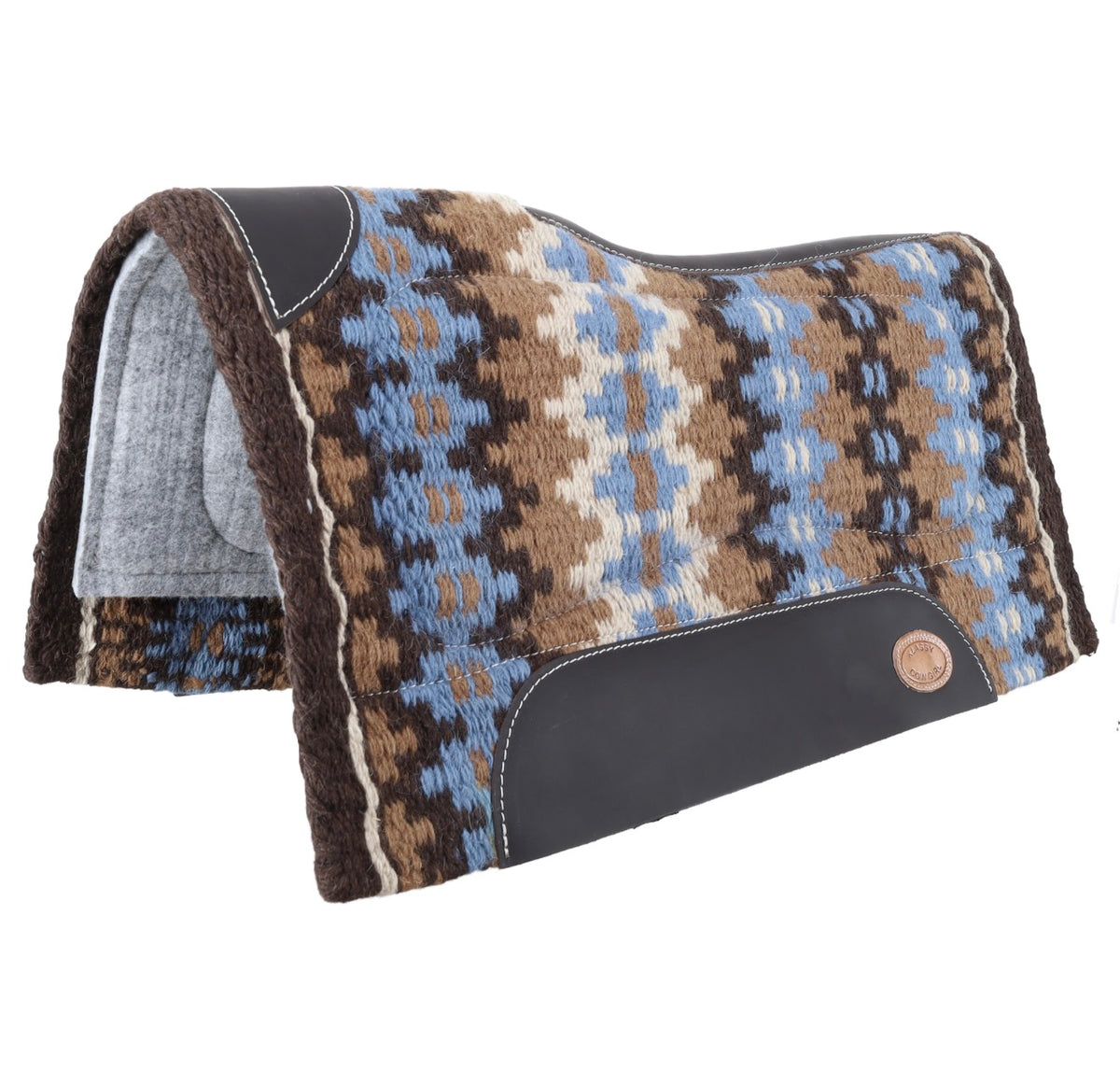 Klassy Cowgirl 28" x 30" Buckskin Breeze Memory Felt Bottom Saddle Pad