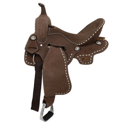 14”, 15”, 16” Double T Patsy Spinal Relief Barrel Style Saddle