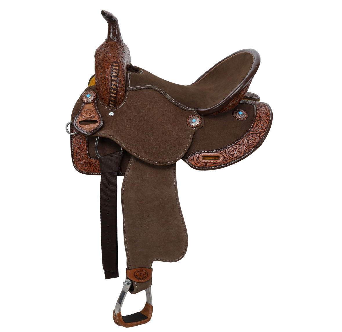 14”, 15”, Double T Kassidy Spinal Relief Barrel Style Saddle