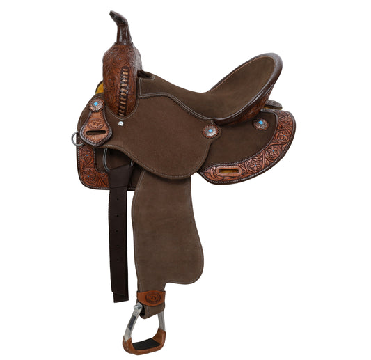 14”, 15”, Double T Kassidy Spinal Relief Barrel Style Saddle