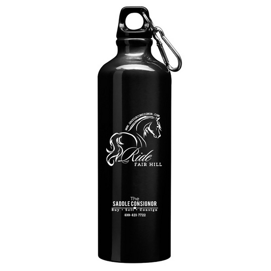 “Ride Fair Hill” Aluminum Sports Water Bottle – 26 oz.