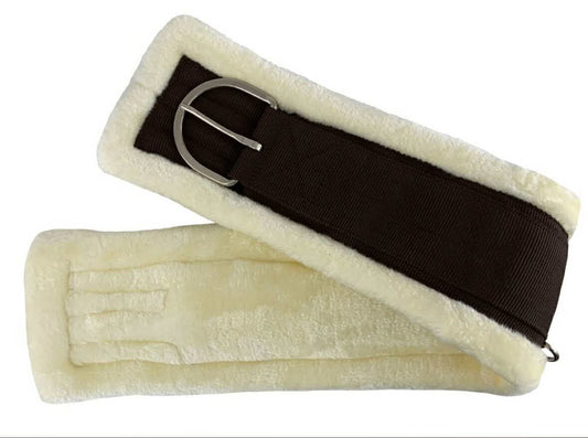 Showman Nylon Premium Fleece Girth 32”