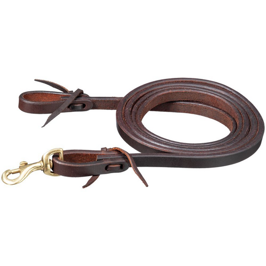 ROYAL KING HARNESS LEATHER ROPING REINS