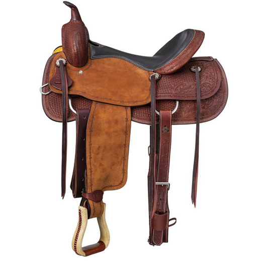 15”, 16”, 17” Silver Royal Round Rock All Around Western Saddle