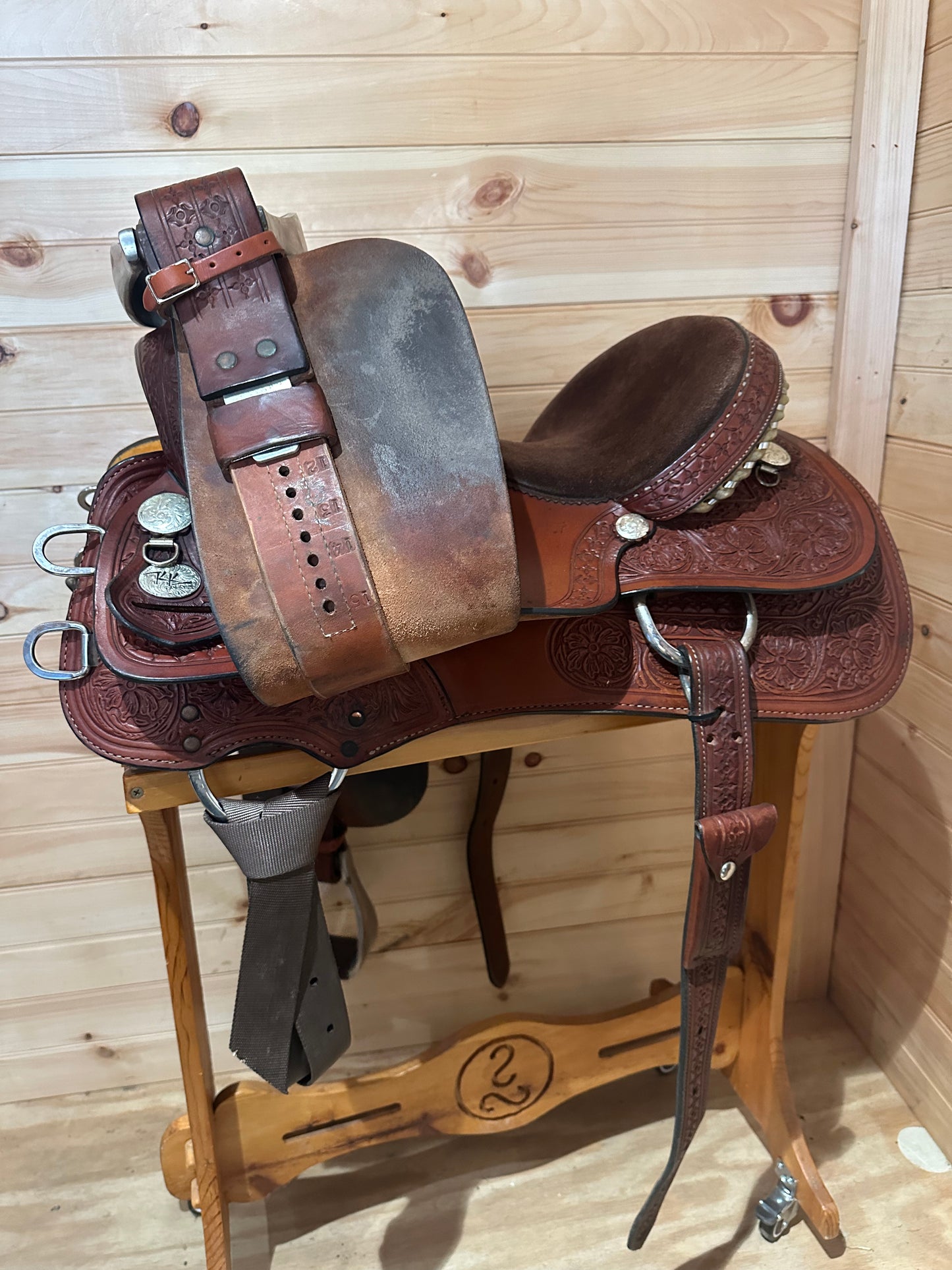 16” Circle Y Kelly Kaminski “Big Dreams-All Heart” Barrel Racing Western Saddle Model 2200