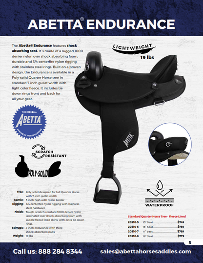 Abetta Endurance Saddle (New)