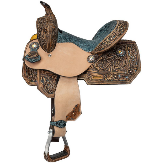 10”, 12”, 13” Silver Royal Youth Skylar Western Barrel Racing Saddle