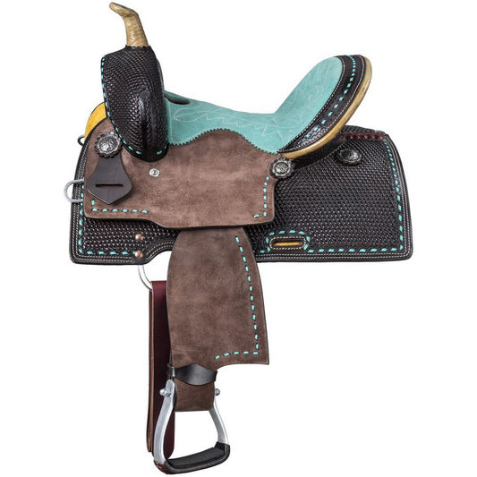 10”, 12”, 13” Royal King Youth Bryson Western Barrel Racing Saddle