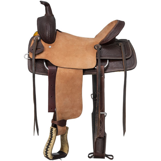 14”, 15”, 16”, 17” Silver Royal Riverton Ranch Saddle