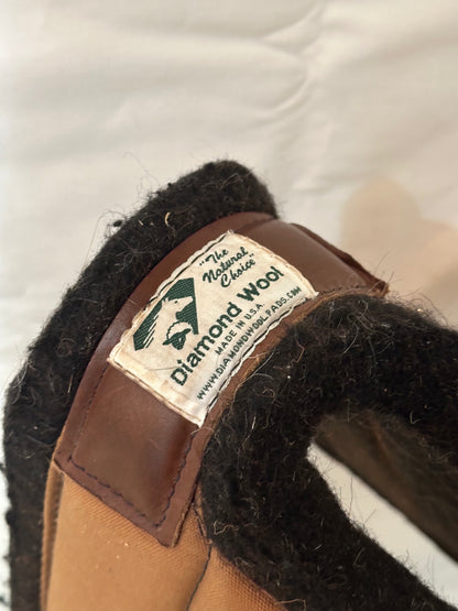 Diamond Wool Contour Western Saddle Pad, 32”L x32”L x1”