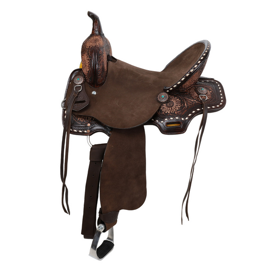 14”, 15”, 16” Double T Josie Spinal Relief Barrel Style Western Saddle