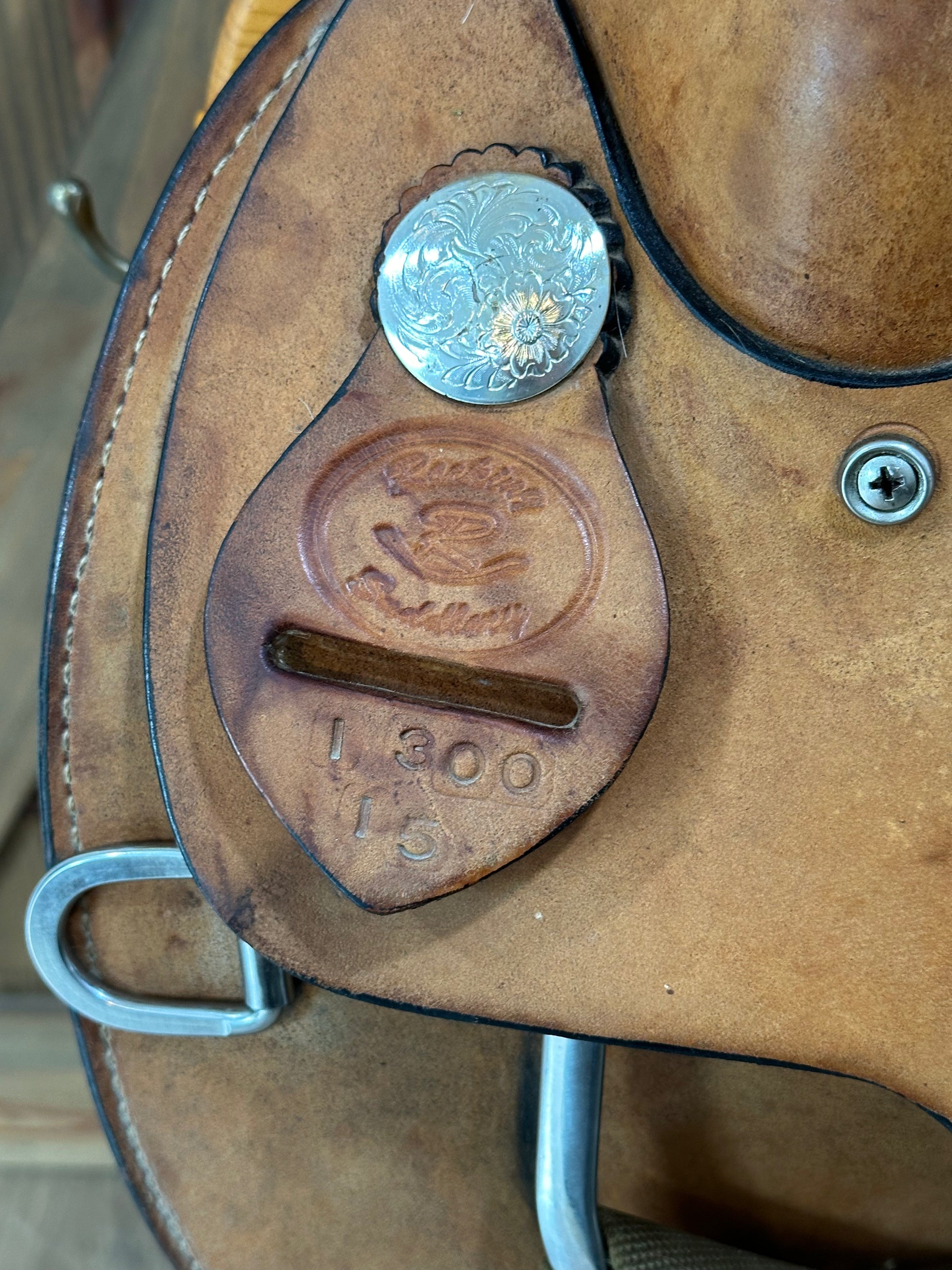 15” Rocking R Training Work Saddle Model 1300 – The Saddle Consignor