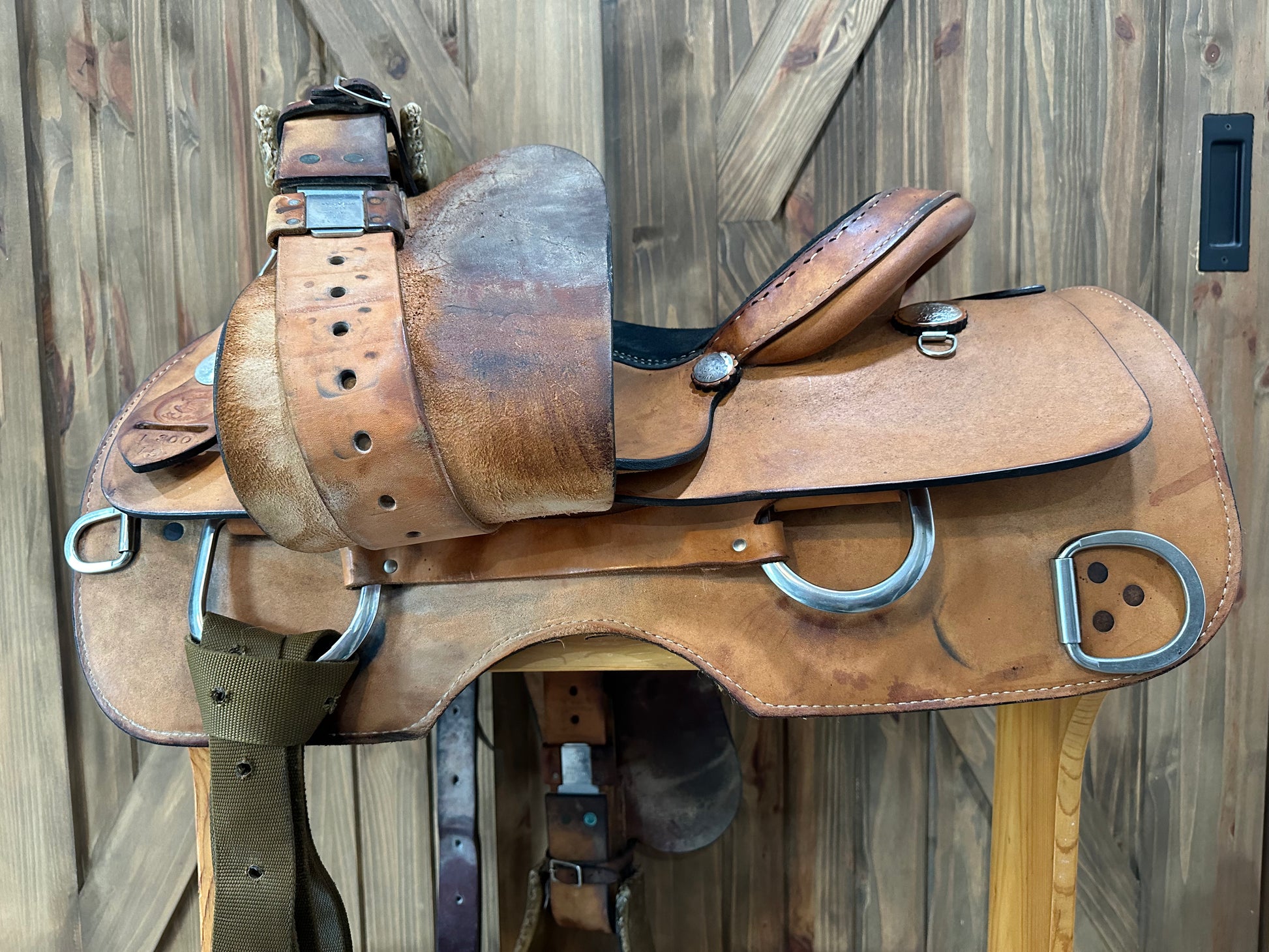 15” Rocking R Training Work Saddle Model 1300 – The Saddle Consignor