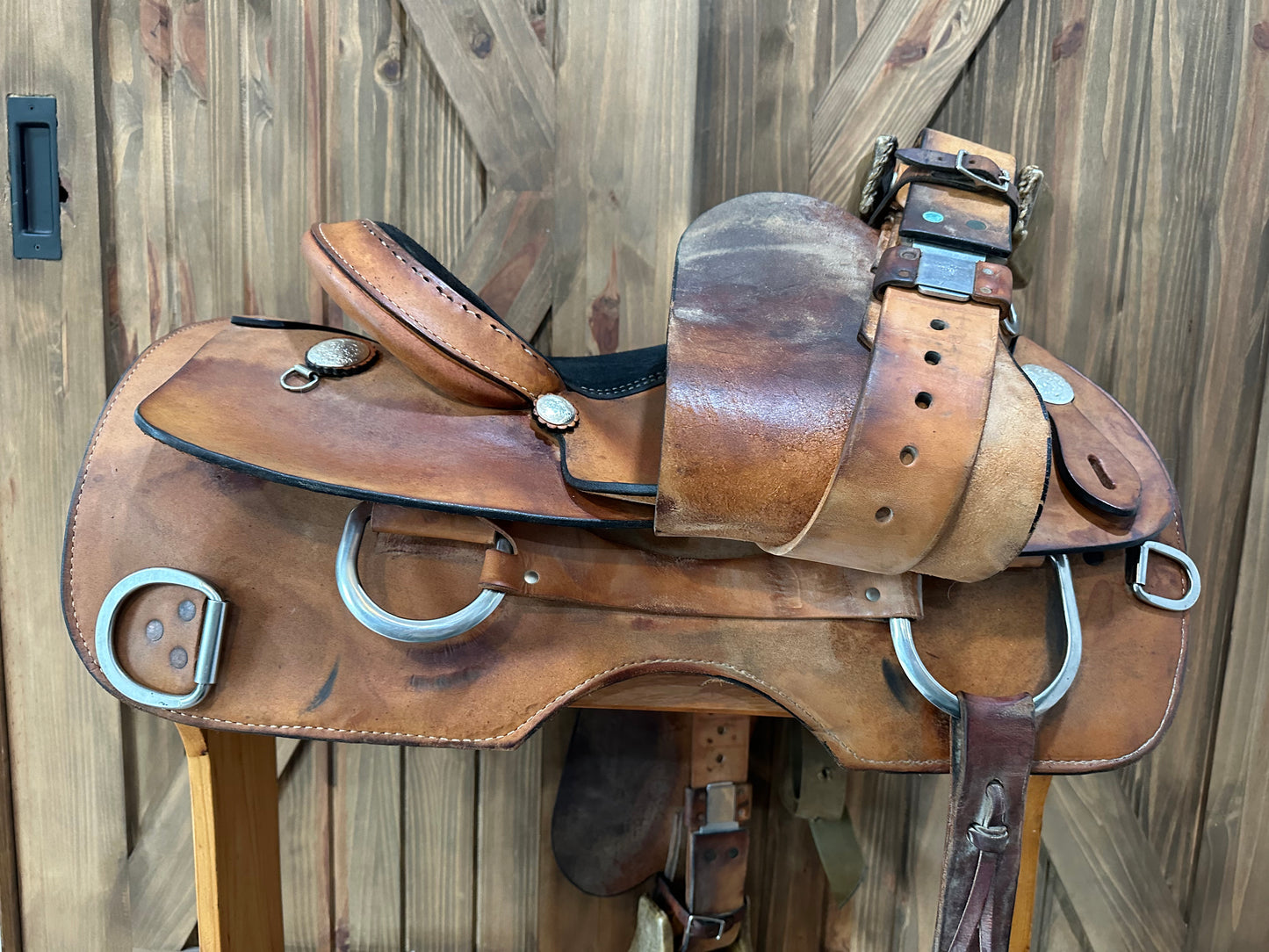 15” Rocking R Training Work Saddle Model 1300