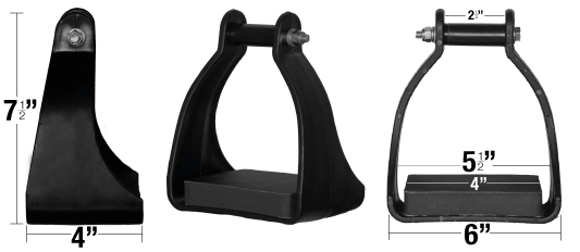 Abetta Poly Endurance Trail Stirrups