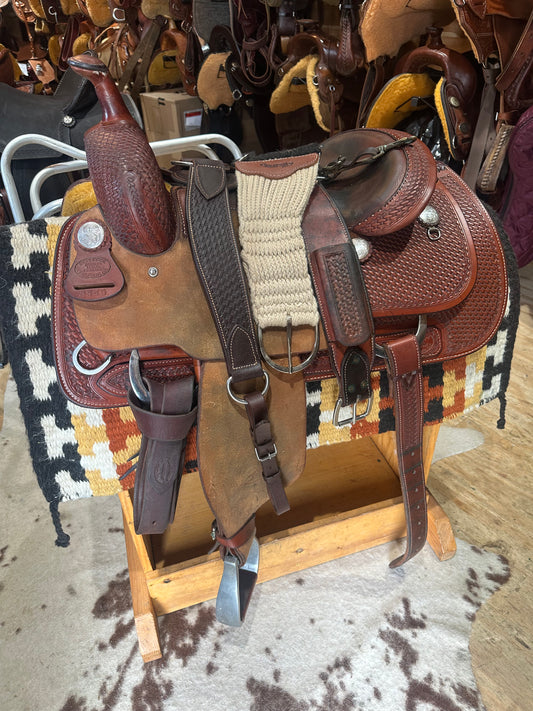 16” Genuine Billy Cook Pro Cutter Western Saddle Model 8940