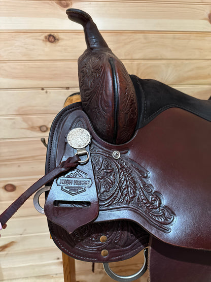 17” Circle Y High Horse Mineral Wells Western Trail Saddle Model 6812